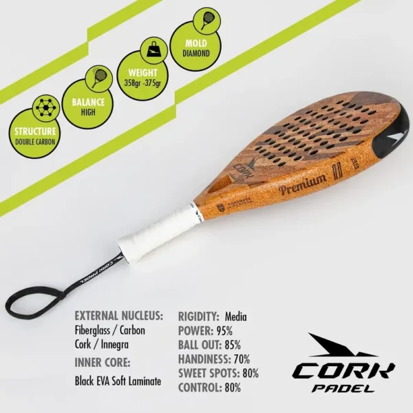 Cork Padel - Premium 2 - Padel Racket